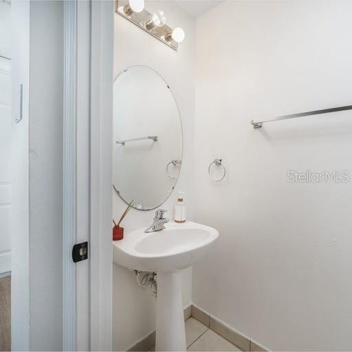 bathroom featuring tile patterned floors