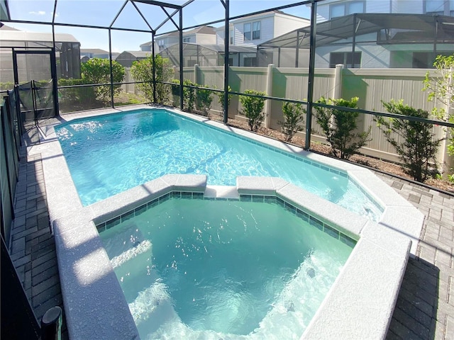 view of pool