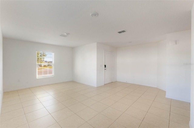 view of tiled empty room