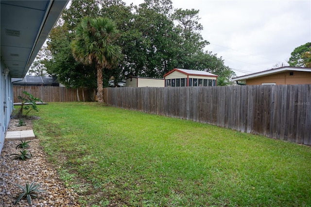 view of yard