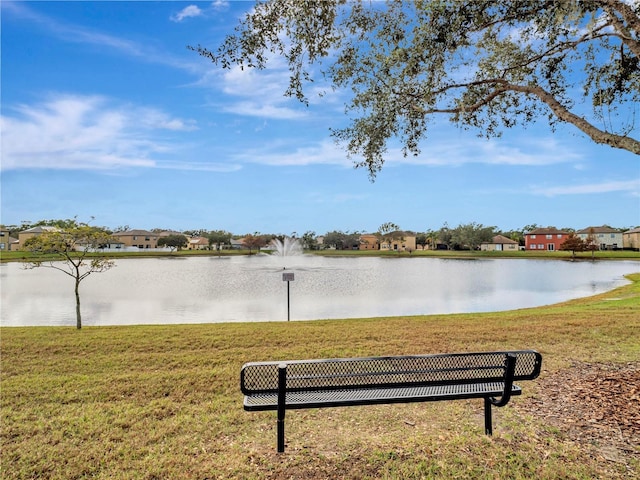 property view of water