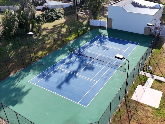 view of tennis court