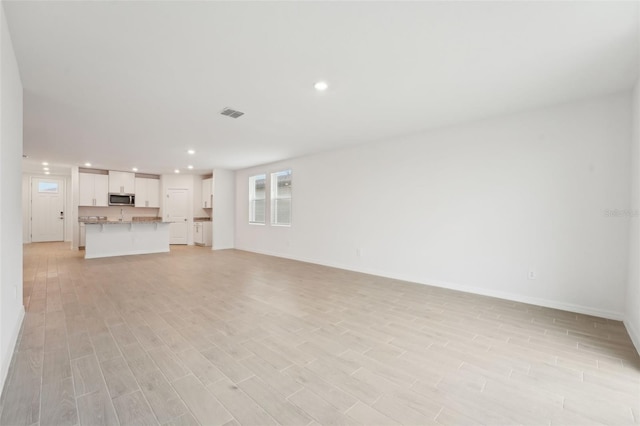 view of unfurnished living room