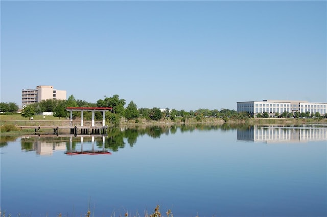 property view of water