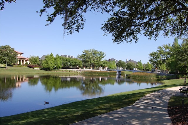 property view of water