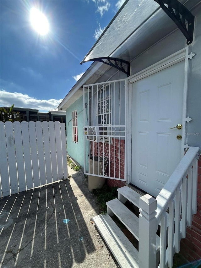 view of property entrance