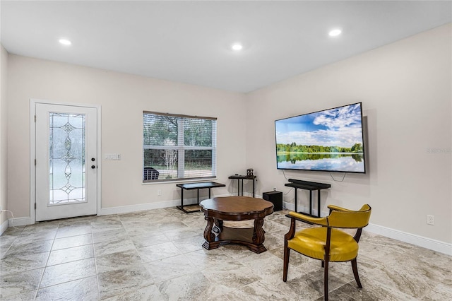 view of sitting room