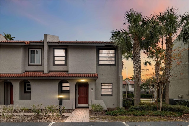 view of mediterranean / spanish house