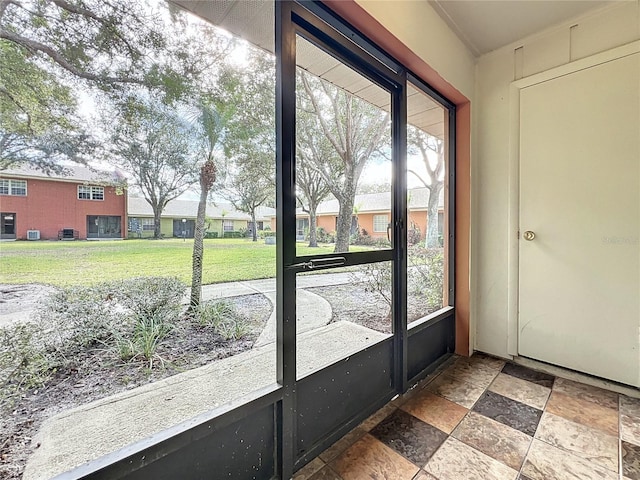 doorway with a healthy amount of sunlight