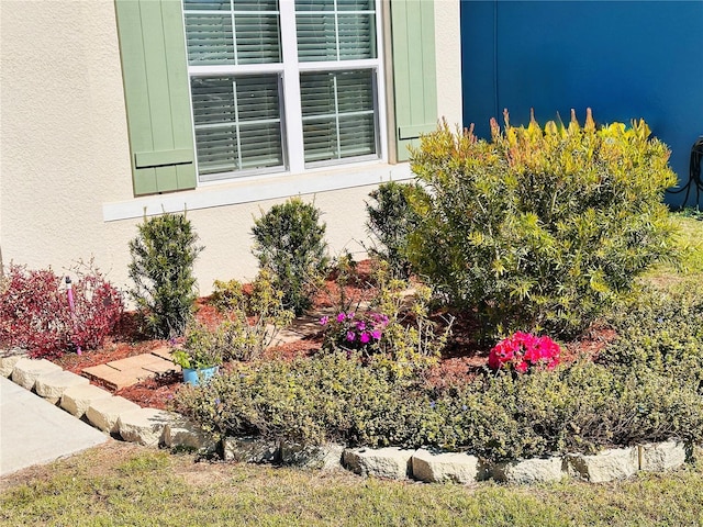 exterior details with stucco siding