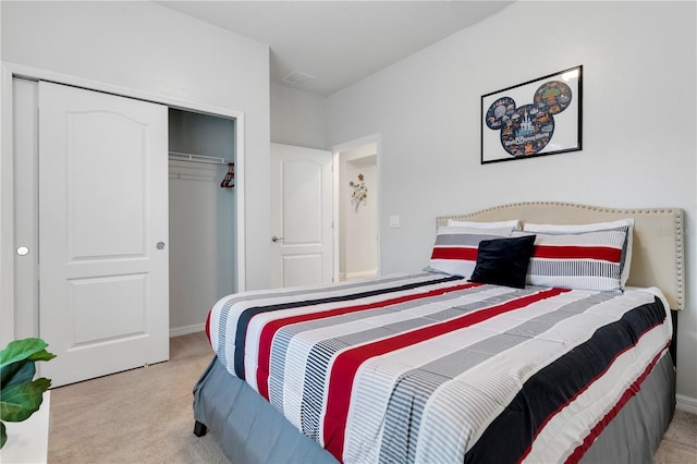7424 Oakmoss Loop, Davenport, FL 33837 - bedroom with carpet floors and a closet