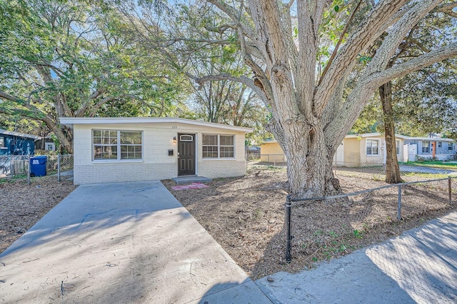 view of ranch-style home