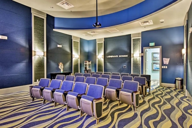 1636 Moon Valley Dr, Davenport, FL 33896 - home theater room featuring carpet flooring