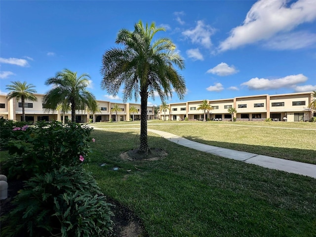 surrounding community featuring a yard