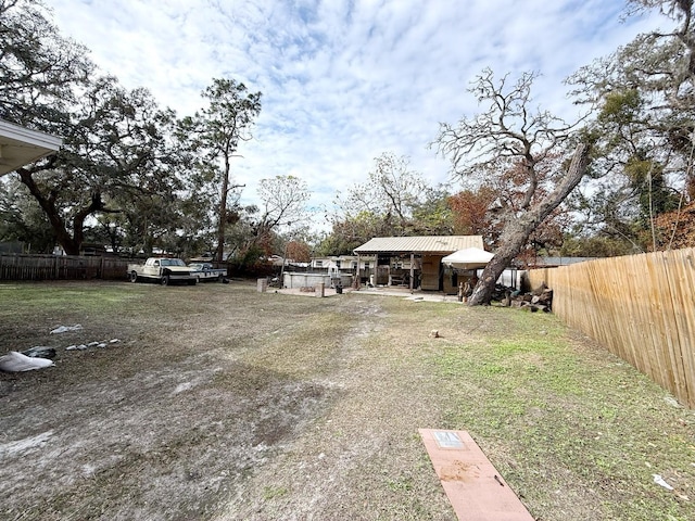 view of yard