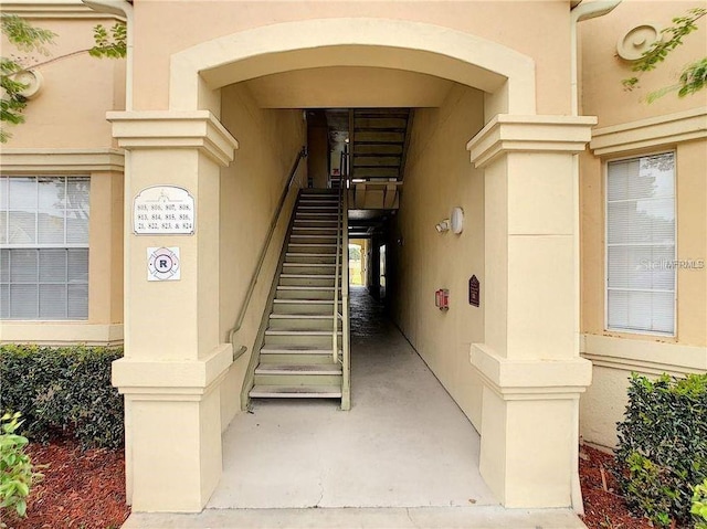 view of exterior entry