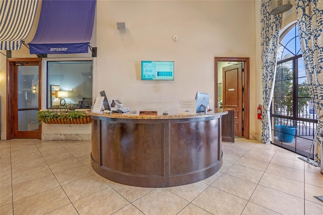 view of reception