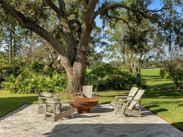 view of patio