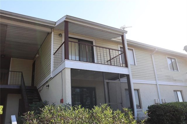 view of rear view of property