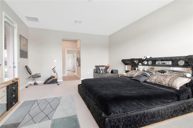 bedroom featuring carpet flooring