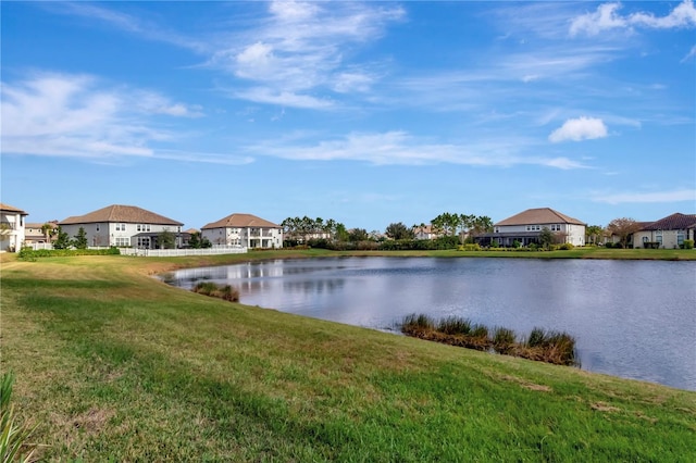 property view of water