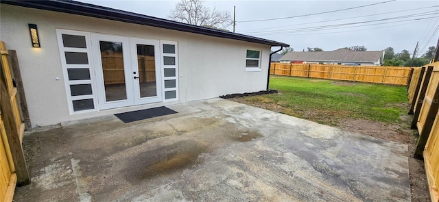 view of patio / terrace with french doors