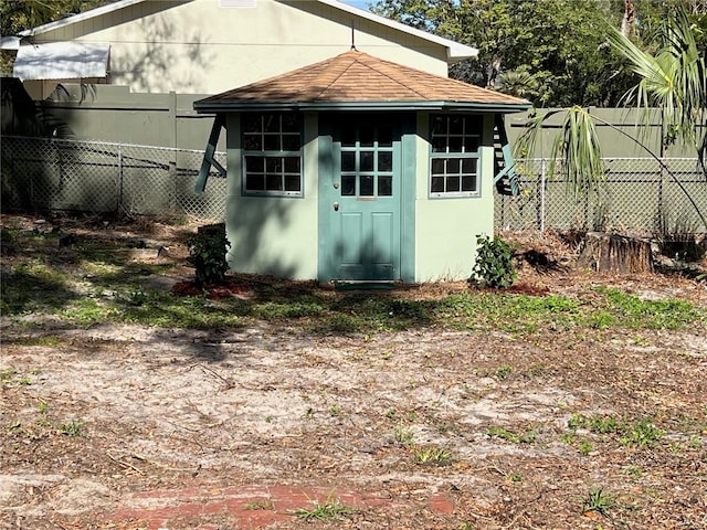 view of outbuilding