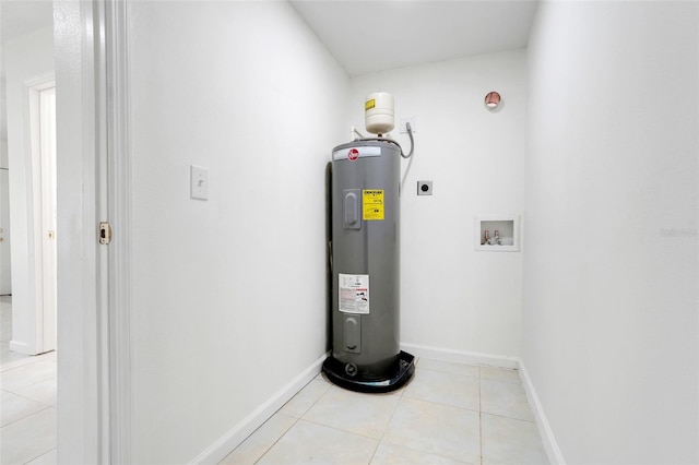 2341 Hadley St, Deltona, FL 32738 - utility room featuring electric water heater