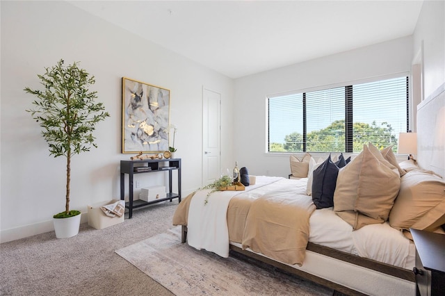 bedroom featuring carpet floors