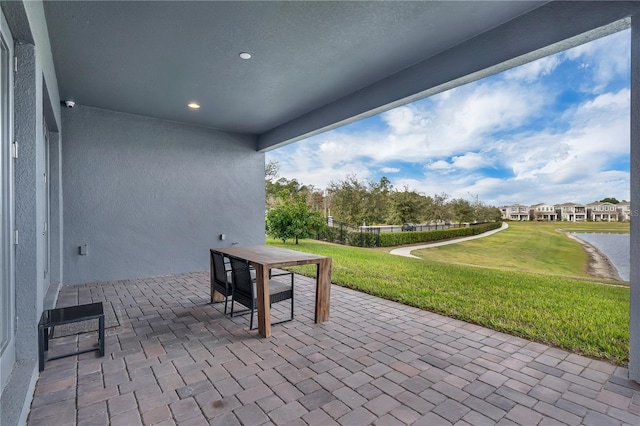 view of patio