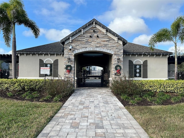 view of front of home