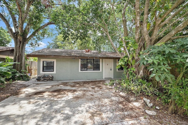 view of ranch-style home