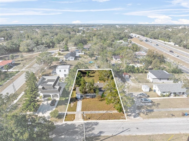 drone / aerial view featuring a residential view