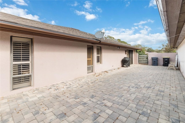 exterior space featuring a patio