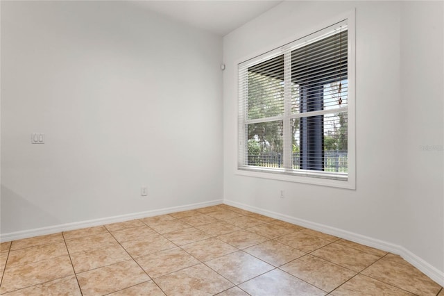 view of tiled empty room