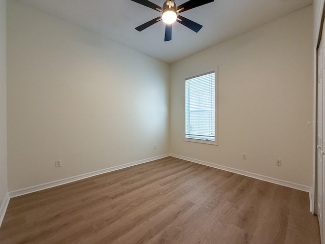 2806 Balforn Tower Way, Winter Garden, FL 34787 - unfurnished room featuring a ceiling fan, baseboards, and wood finished floors