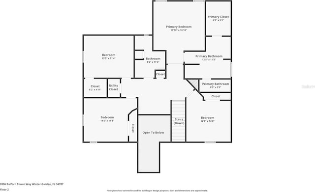 2806 Balforn Tower Way, Winter Garden, FL 34787 - view of room layout