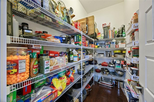 view of pantry