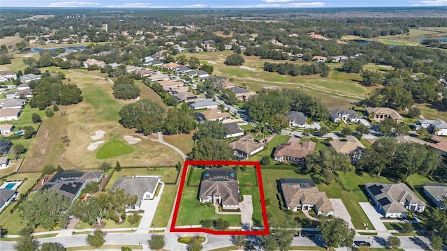 birds eye view of property featuring a residential view