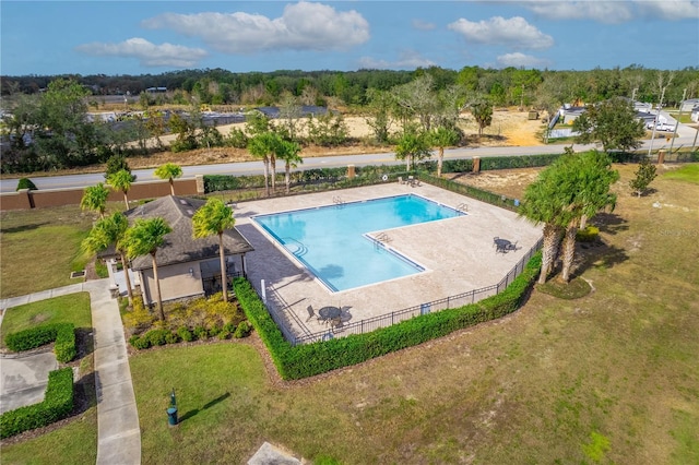 view of pool