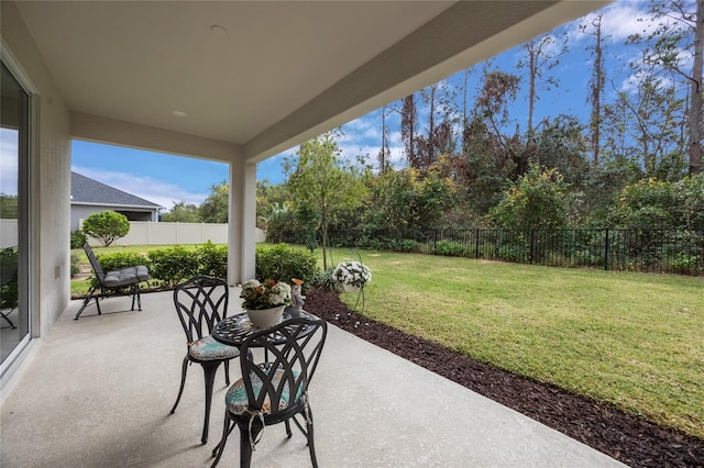 view of patio