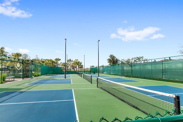 view of sport court with basketball court