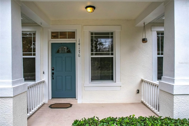 view of entrance to property