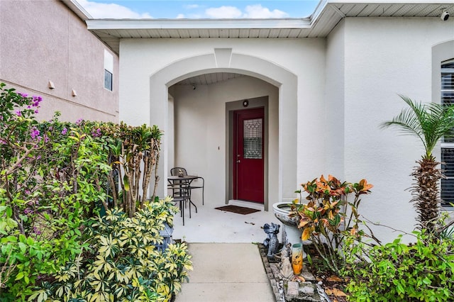 view of entrance to property