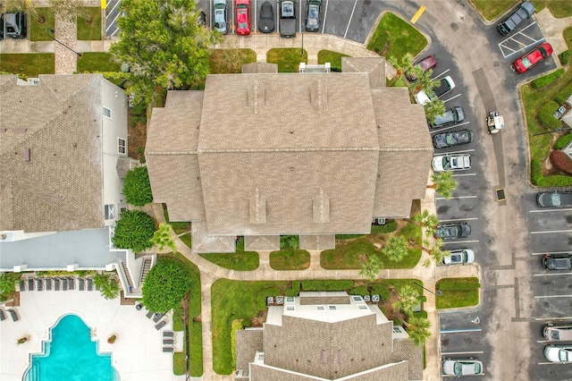 5269 Wellington Park Cir Unit 23, Orlando, FL 32839 - drone / aerial view of a pool