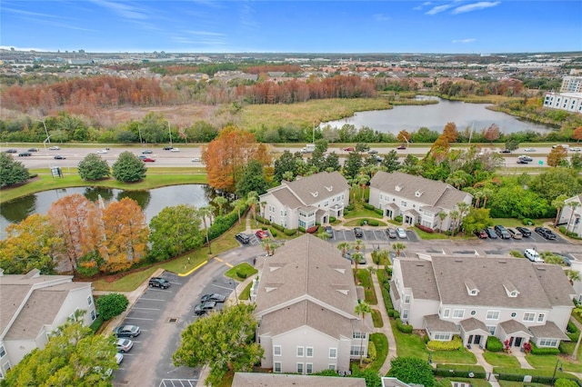 5269 Wellington Park Cir Unit 23, Orlando, FL 32839 - aerial perspective of suburban area featuring a nearby body of water