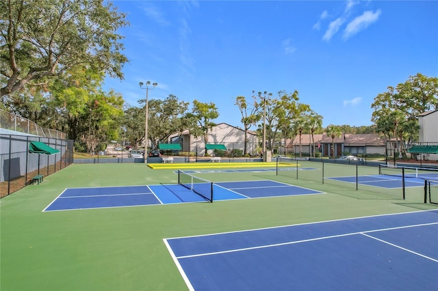 view of sport court featuring basketball court