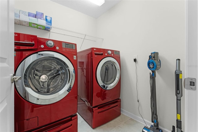 laundry room featuring separate washer and dryer