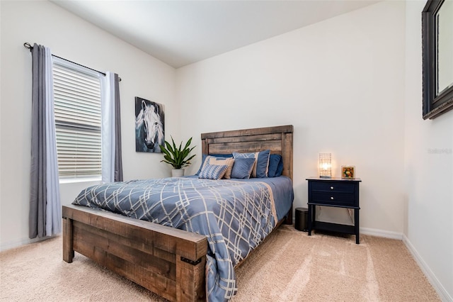 bedroom featuring carpet flooring