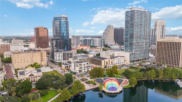 city view featuring a water view